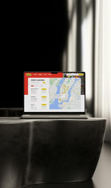 Multi-Location Restaurant Website Design & Development | Sticky's