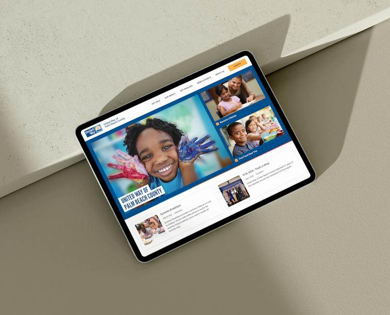 Case Study: United Way of Palm Beach County Website | Epogee Design